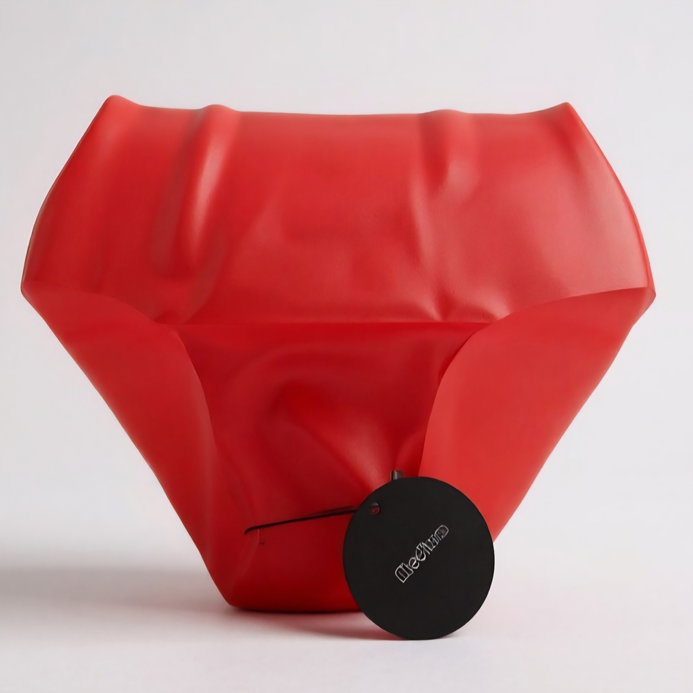 100% Latex RED UNDERWEAR SIZE MEDIUM